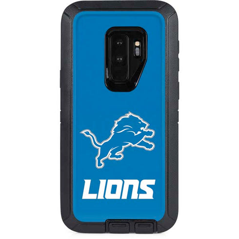 NFL Detroit Lions Distressed Otterbox Defender Galaxy Skin